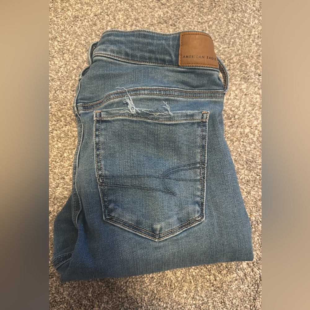 American Eagle Outfitters Light Blue Jeans jeggings size 10